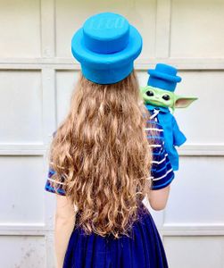 Cloth LEGO Brick Hat + Sewing Pattern.