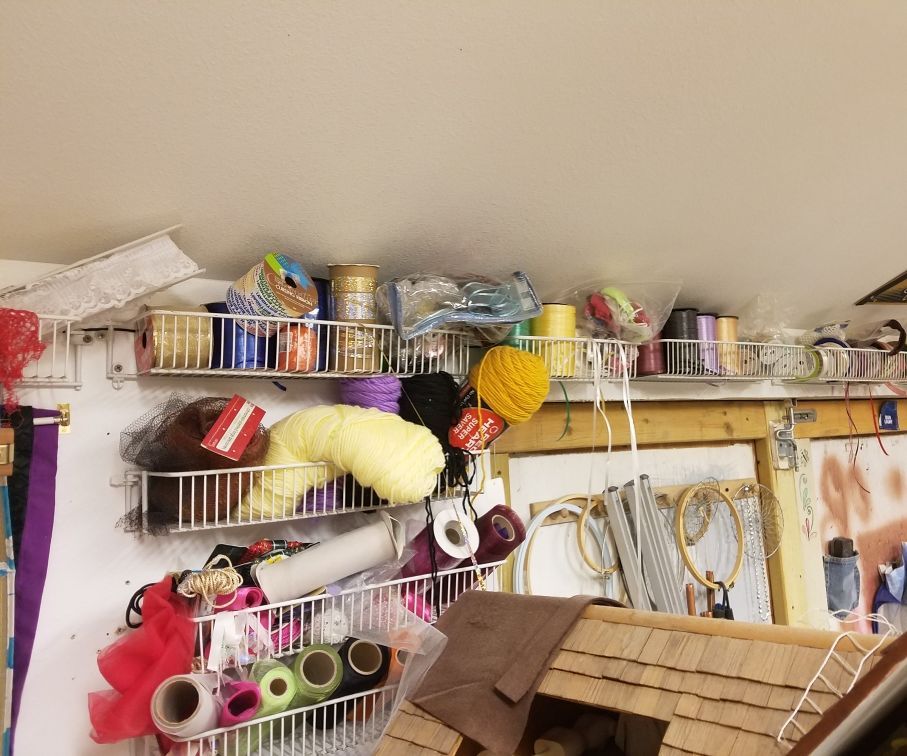 Ribbon & Yarn Storage