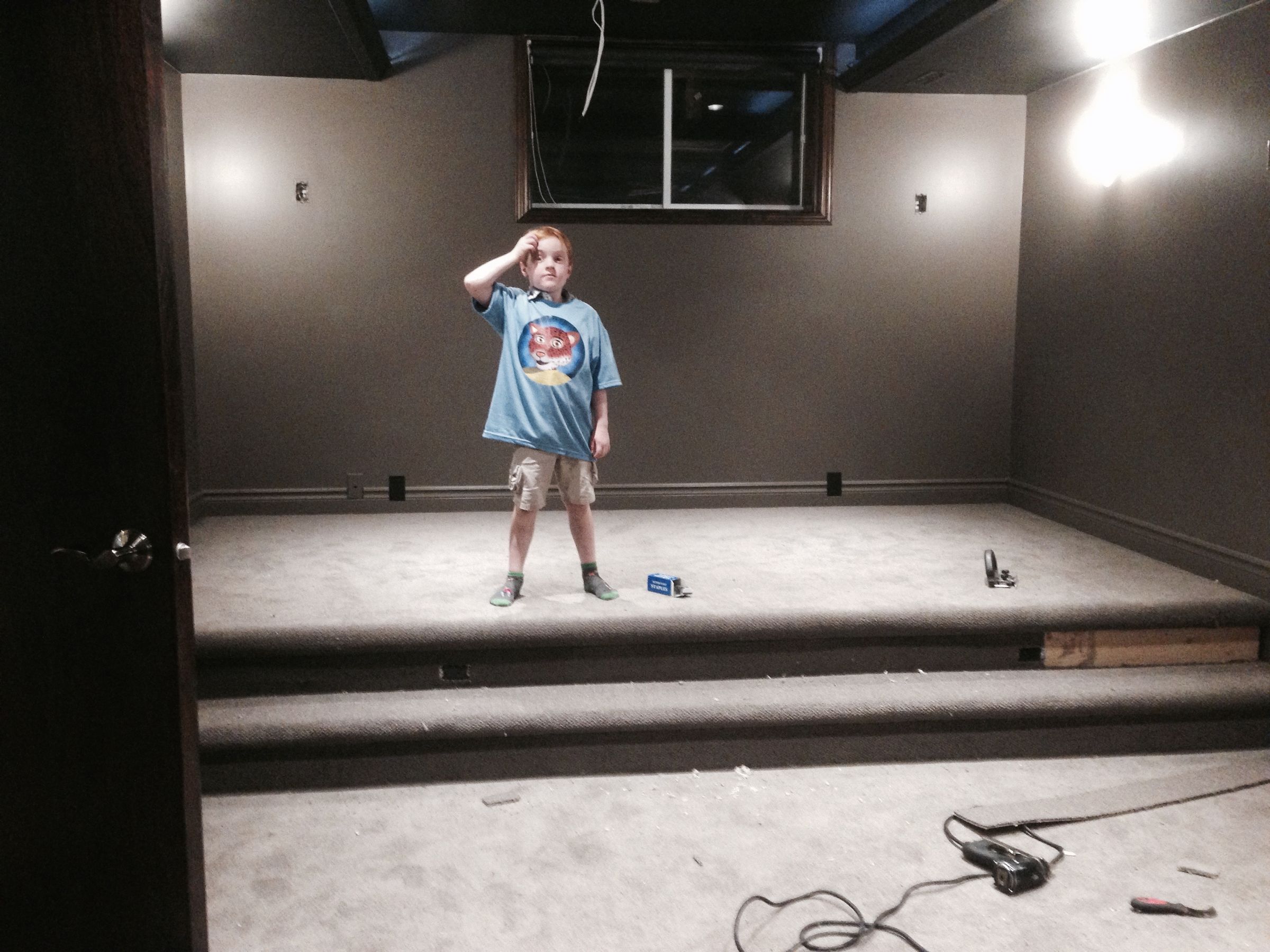 How to a Build a Riser for Home Theater Seating (with Pictures
