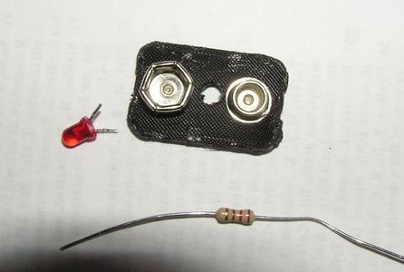Drill Hole for LED and Choose Resistor