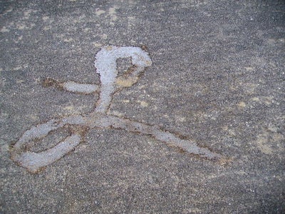 Reverse, or "Clean" Graffiti Using Bleach