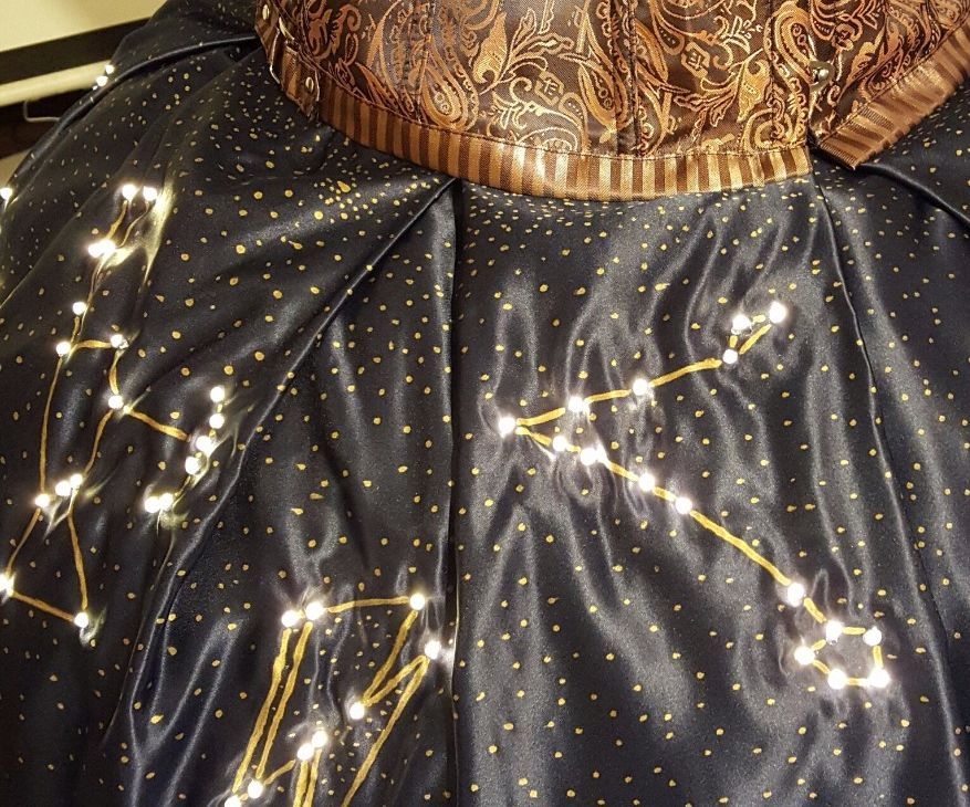 Edwardian Constellation Skirt With Fairy Lights