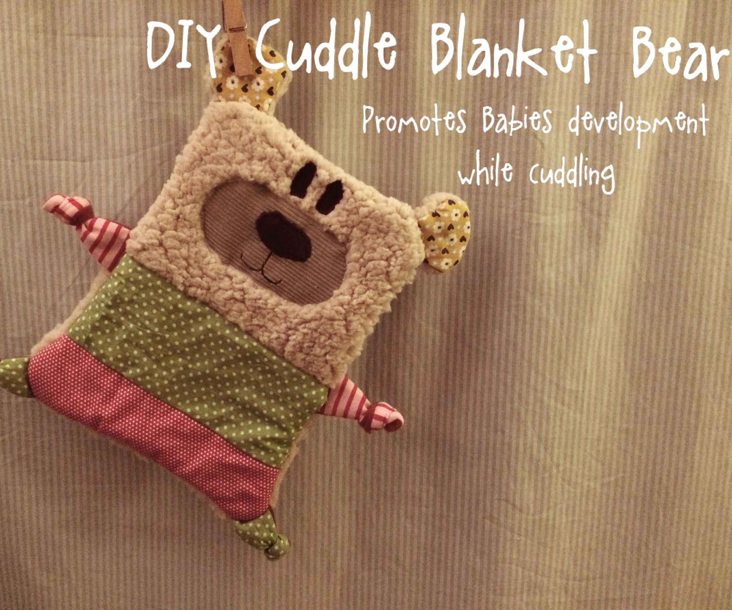 Cuddle Blanket Bear - Promotes Babies Development While Cuddling