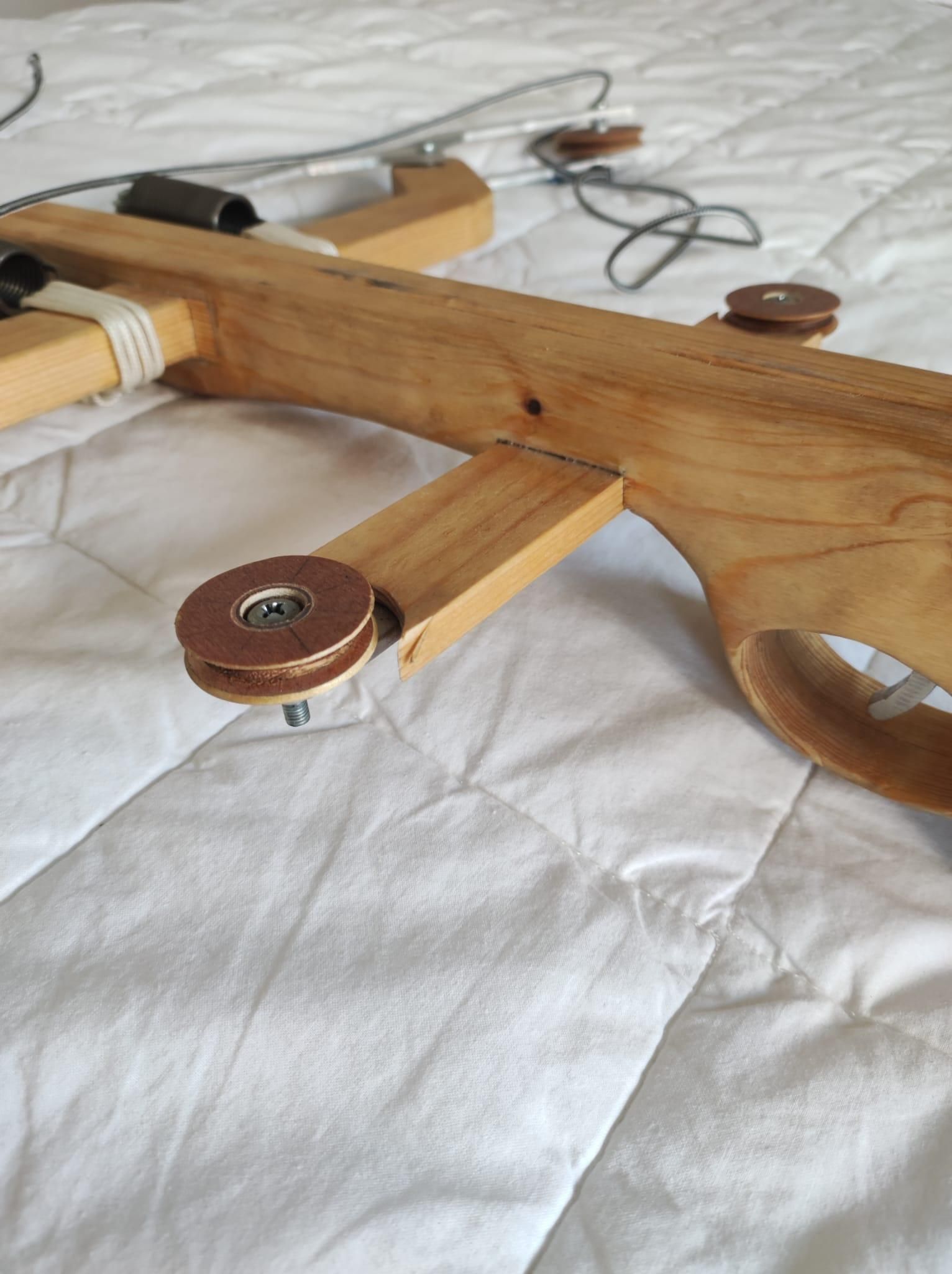 Wooden Pulley Crossbow 6 Steps Instructables