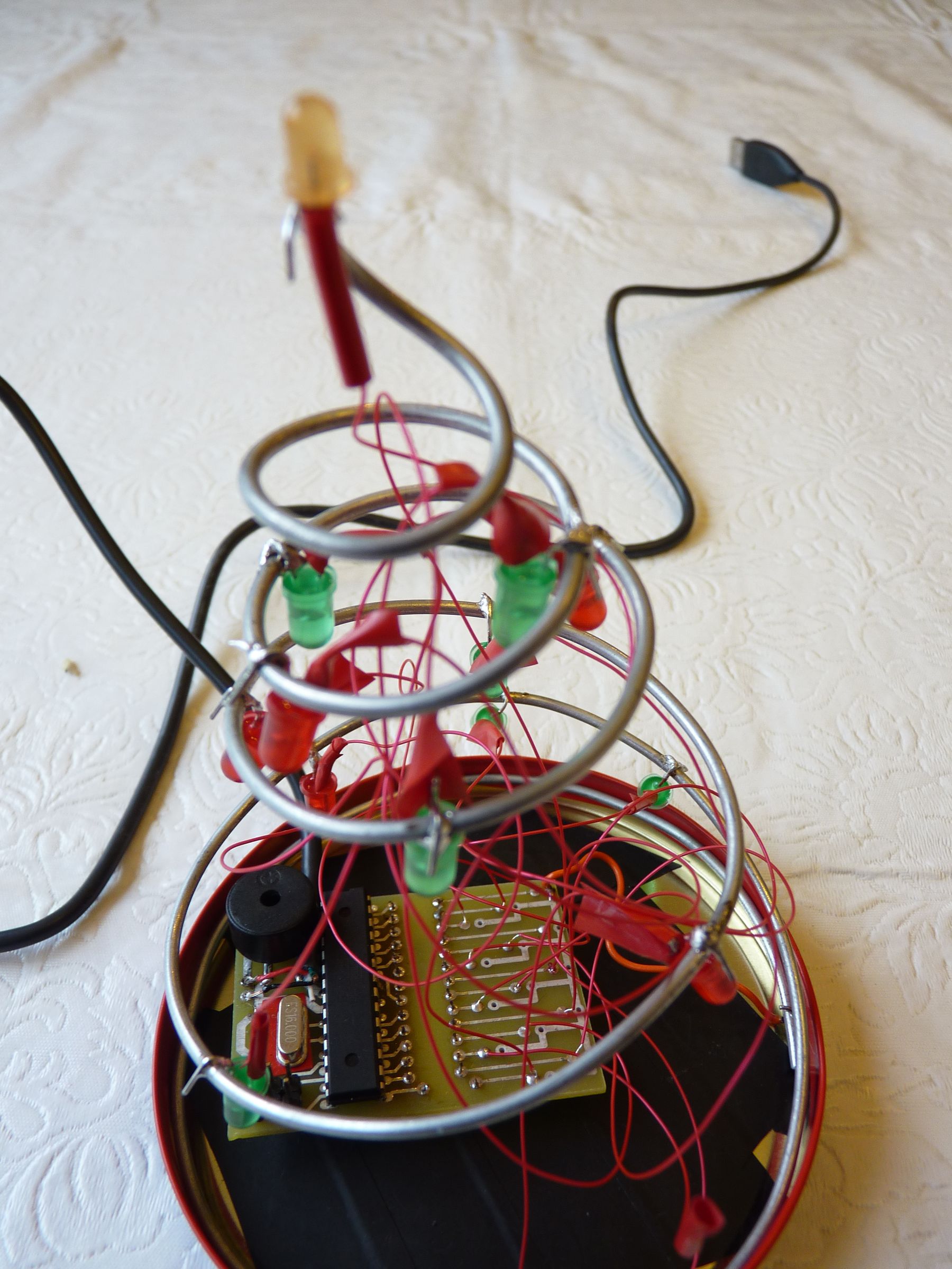 USB Powered LED Christmas Tree With Sound