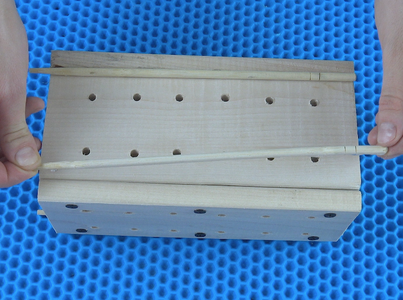 Then We Fix All 4 Details With a Cordless Screwdriver Drills and Hit With a Hammer Wooden Rod (chopsticks Sushi)!