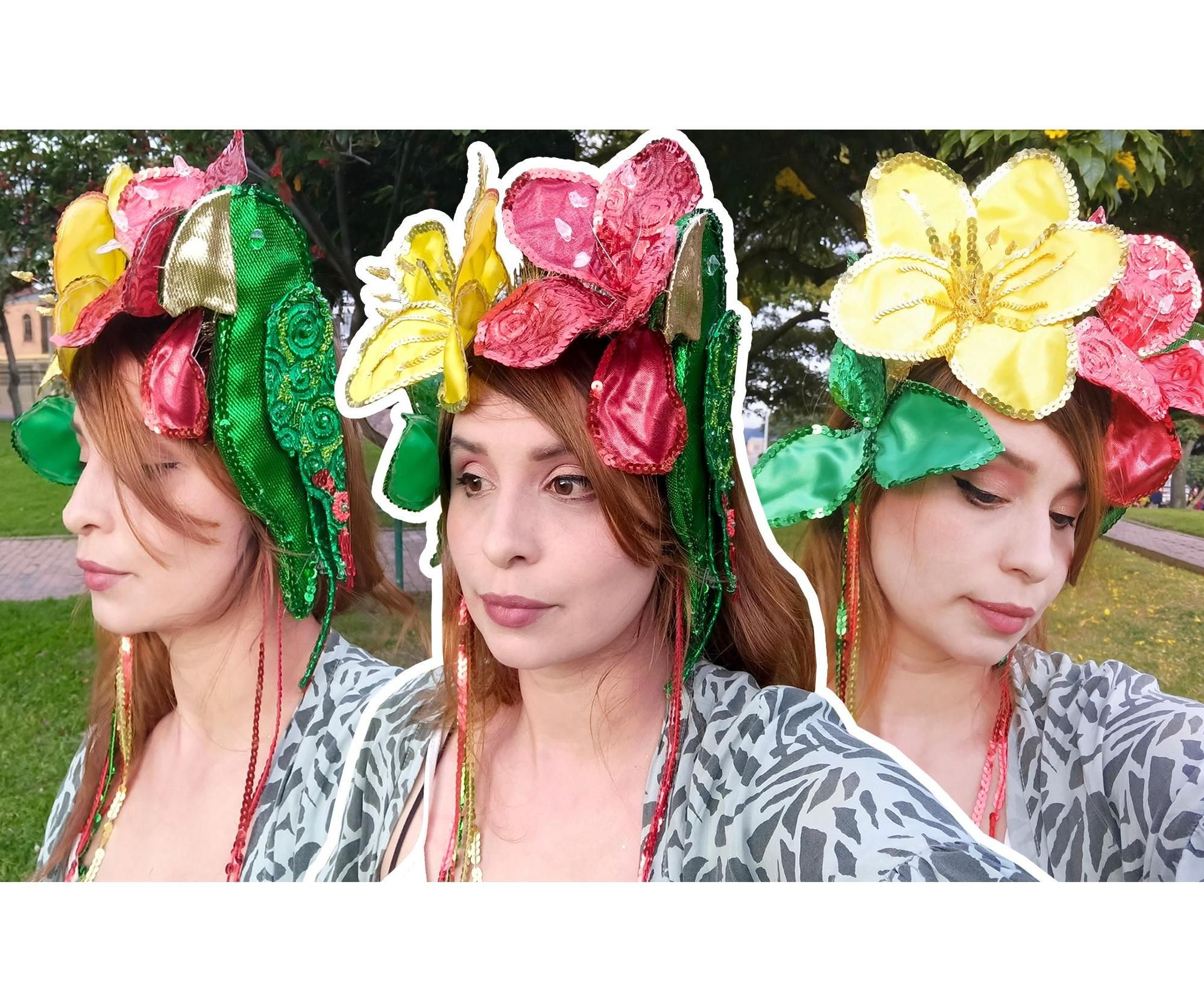 Make Your Own Tropical Headdress for Your Favorite Carnival