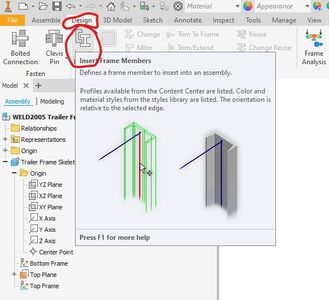Overview: Autodesk Inventor Frame Generator Trailer : 29 Steps ...
