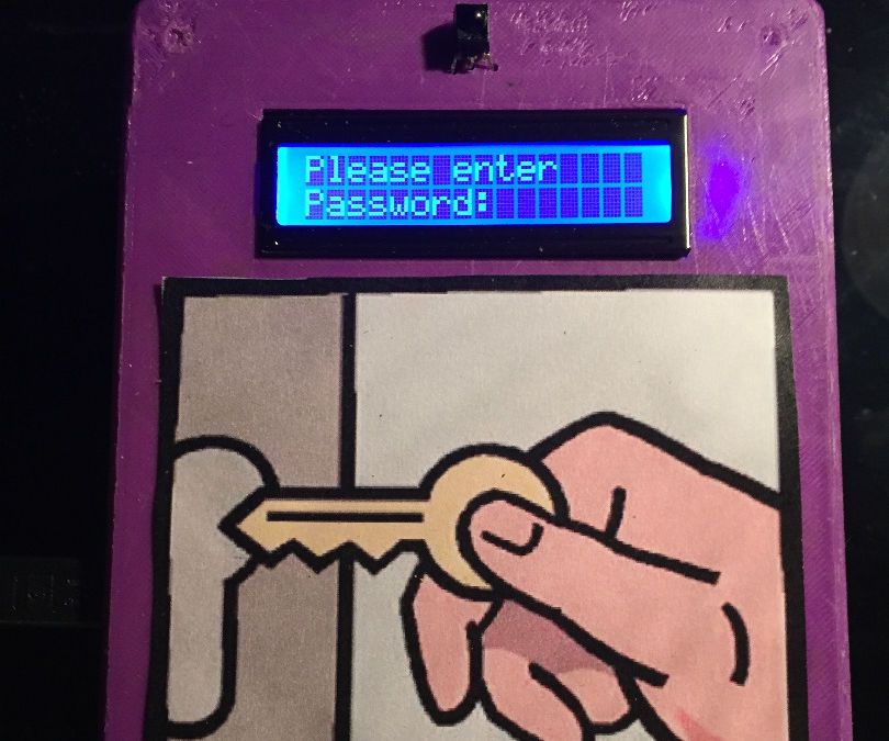 IR Controlled Locking Mechanism