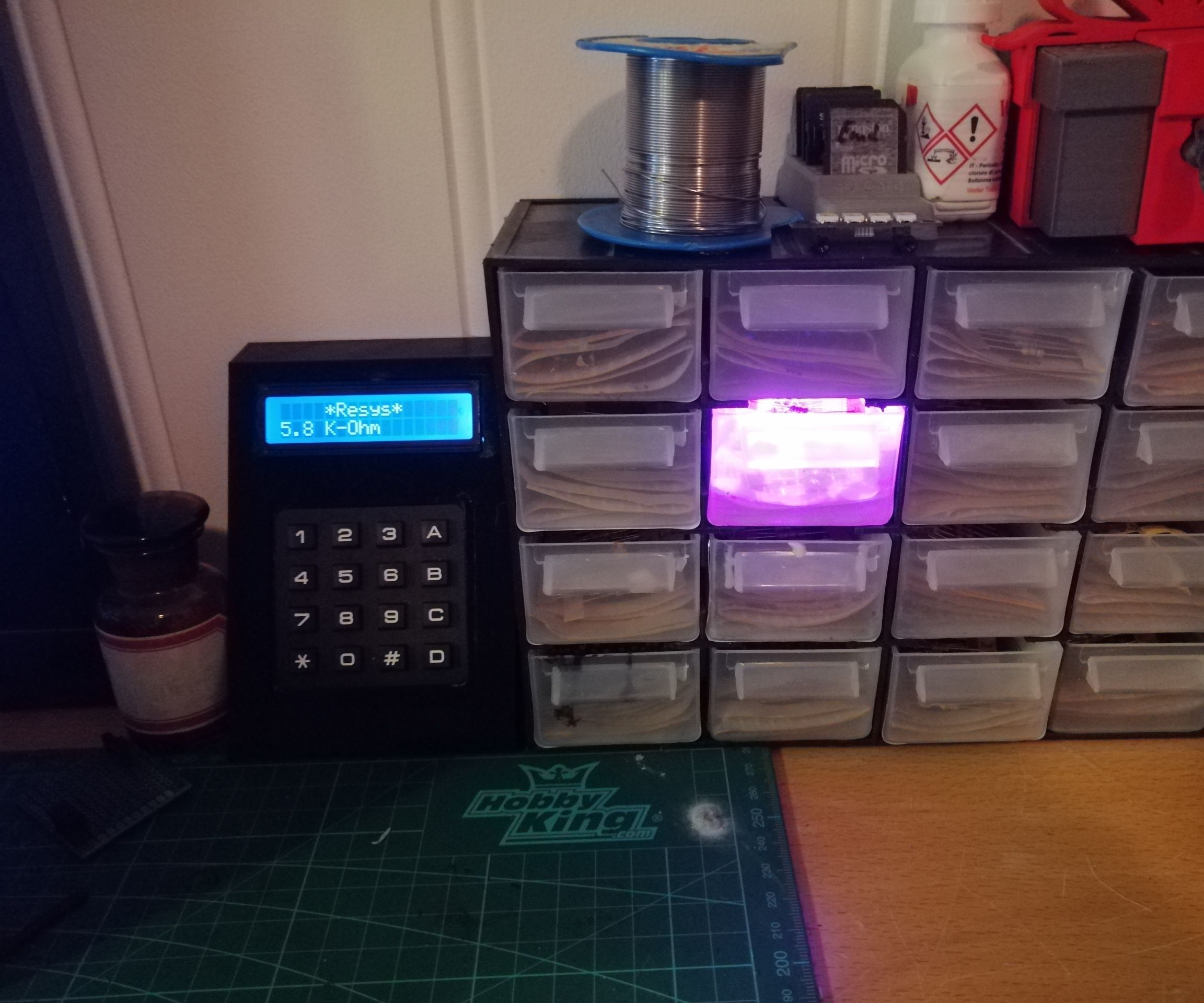 Resistor Storage Location System "Resys"