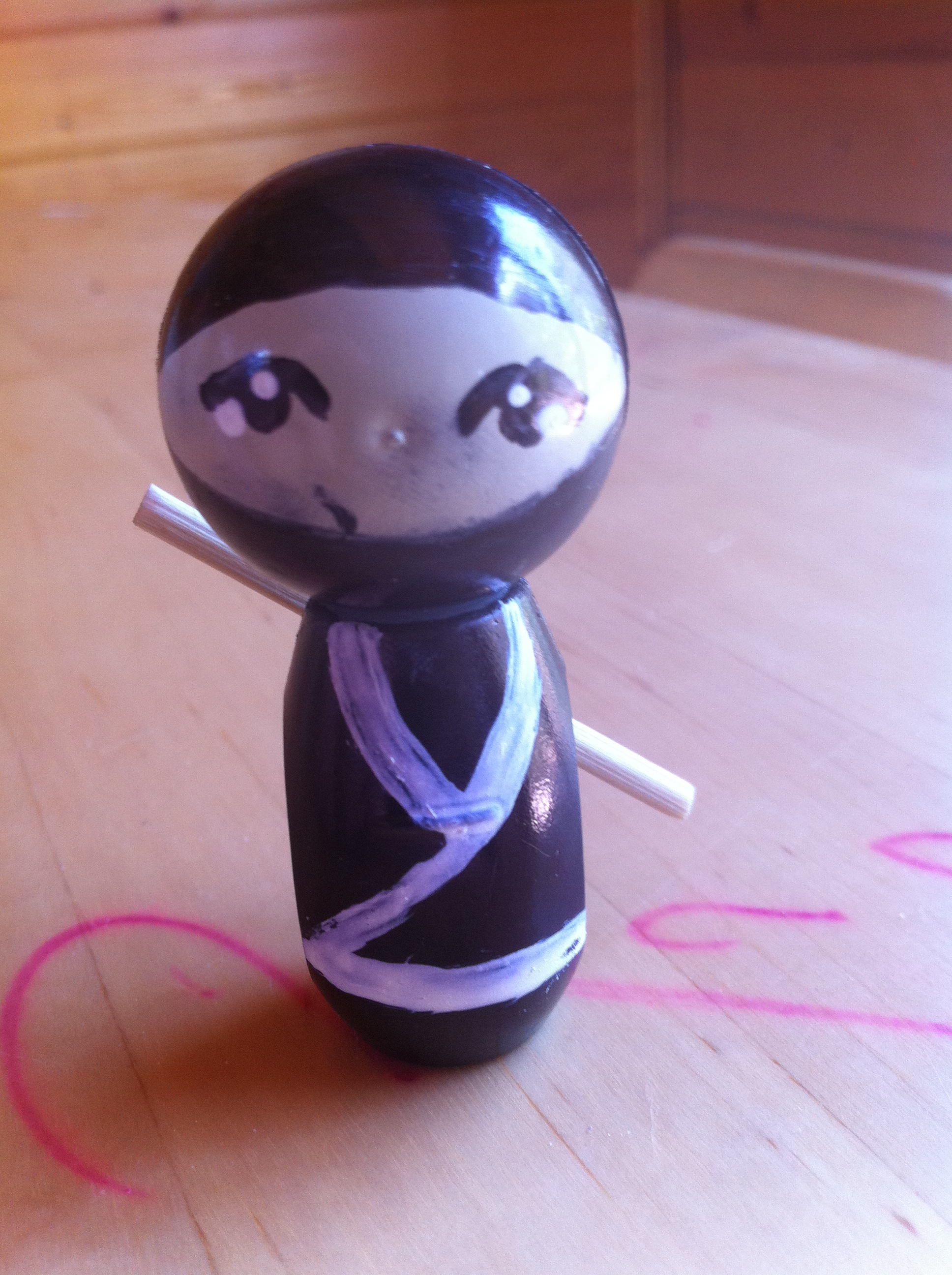 Make an Japanese Kokeshi Doll From Junk Lying Around the House!