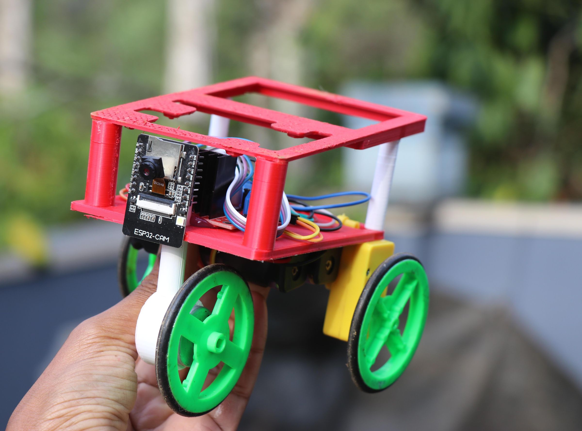 How to Make Food Delivery Robot With Live Video Streaming Using 3D Printed Parts and ESP32 CAM