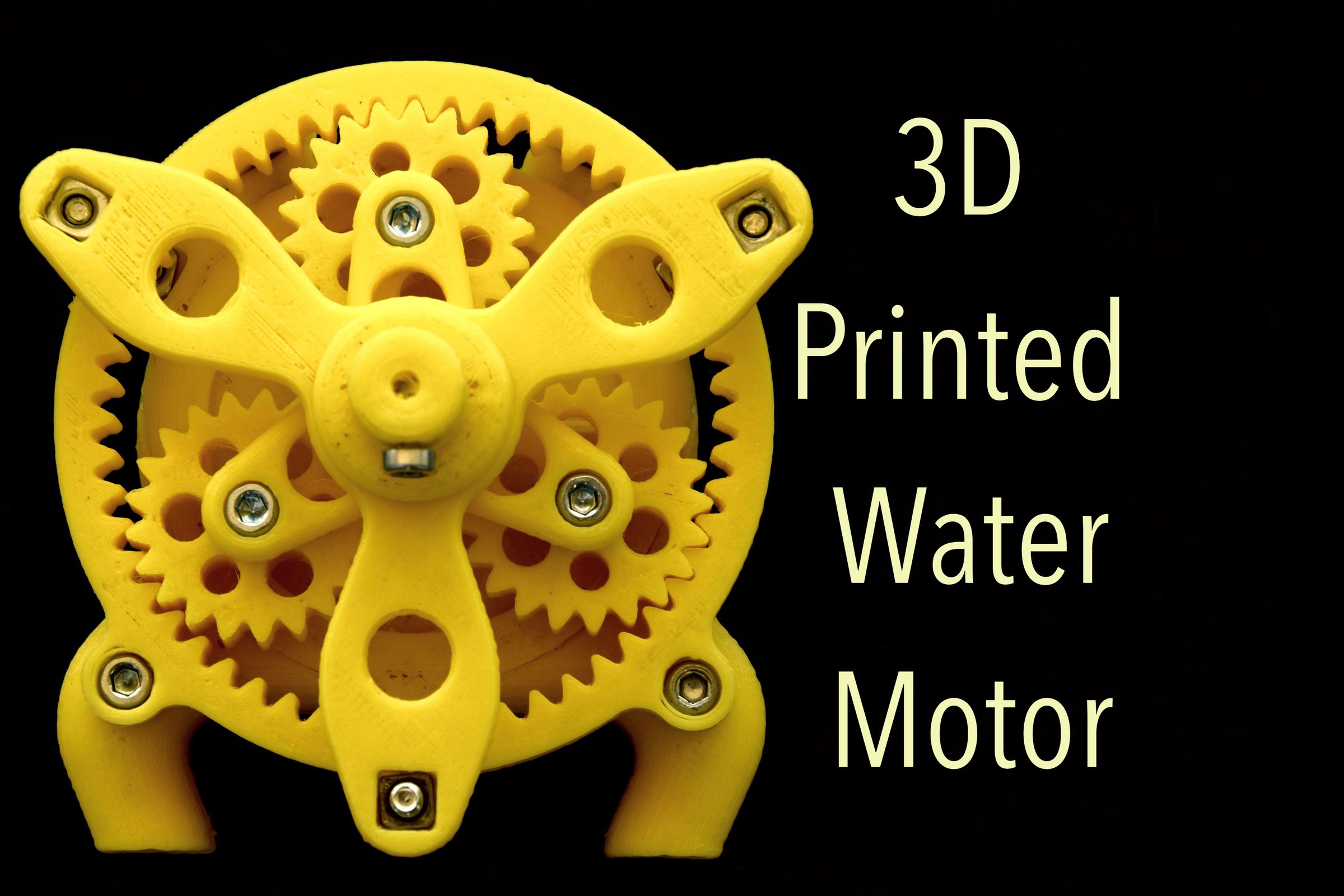 3D Printed Water Motor 3 Steps (with Pictures) Instructables