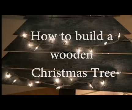 DIY Wooden Christmas Tree