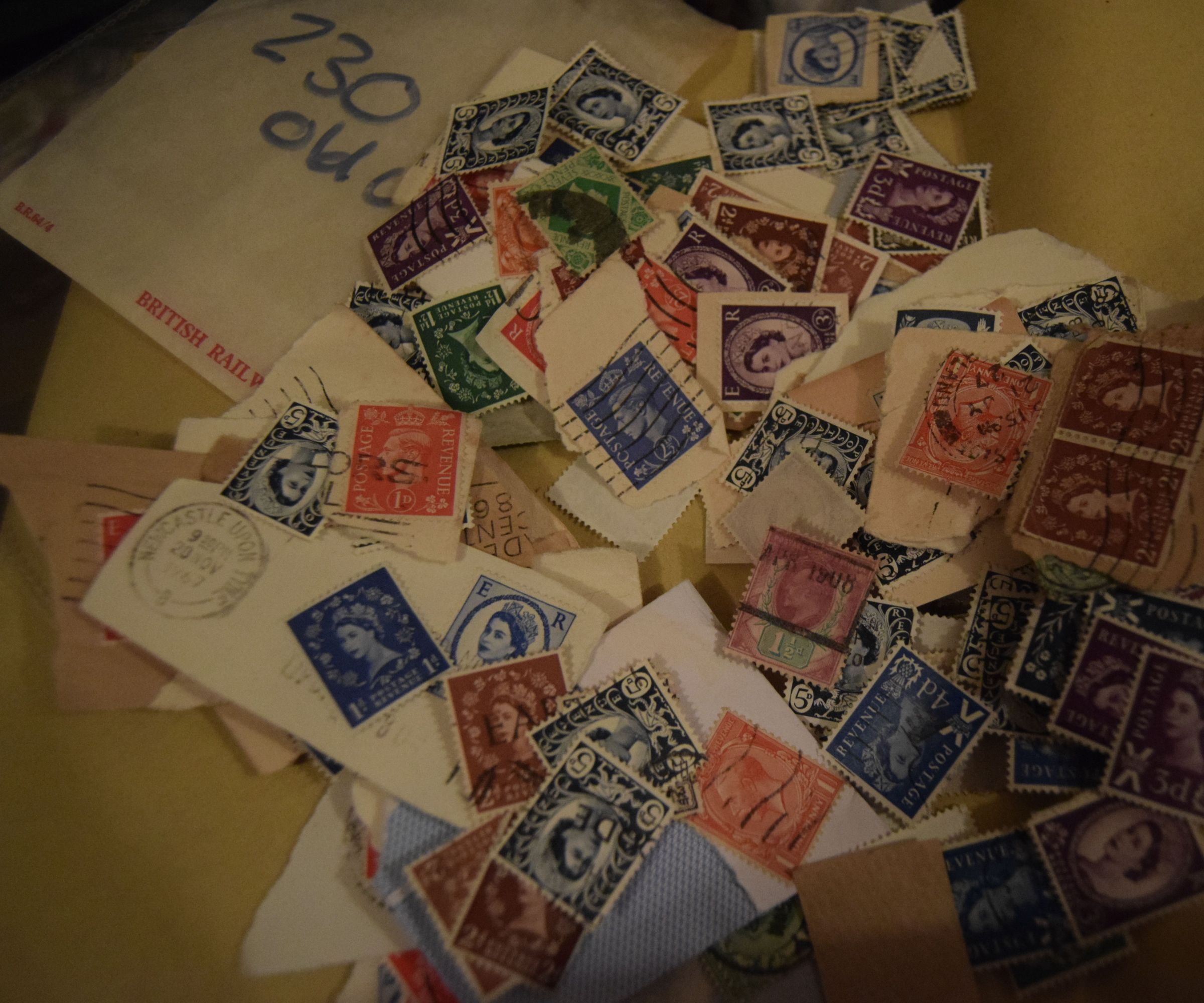 Saving Used Postage Stamps for Charity Fundraising Donation.