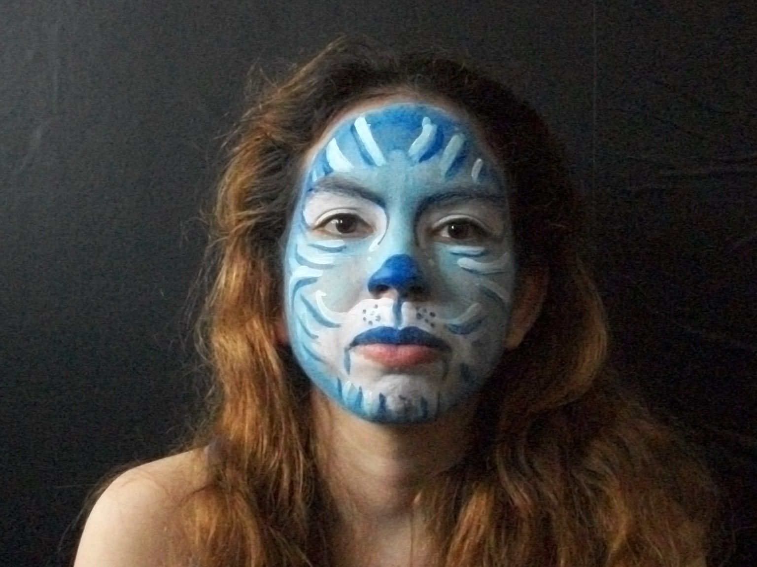 Blue Cat Face Paint 5 Steps (with Pictures) Instructables