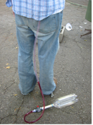 Connecting the Blood Hose