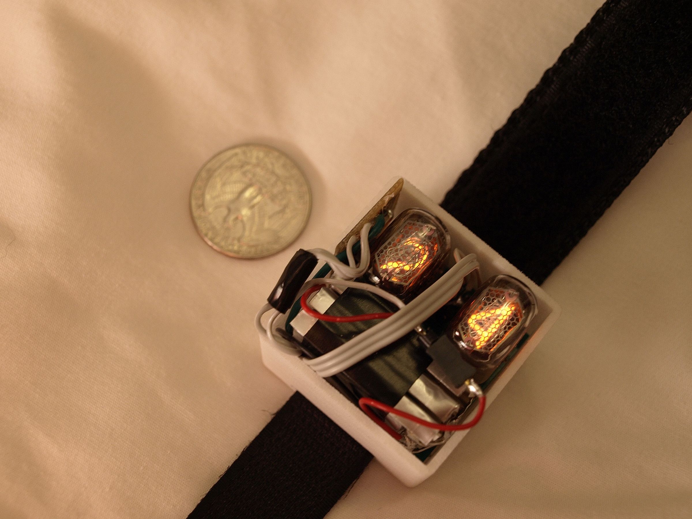Simple Nixie Tube Wristwatch