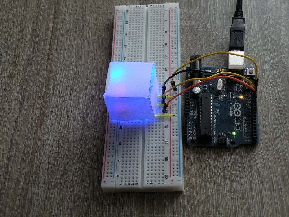 Make a RGB CUBE With Normal Led's !!! : 5 Steps - Instructables