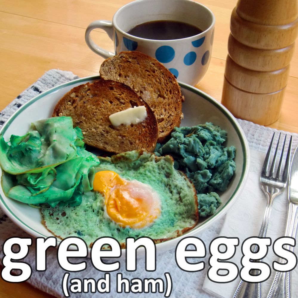Real Green Eggs (and Ham)