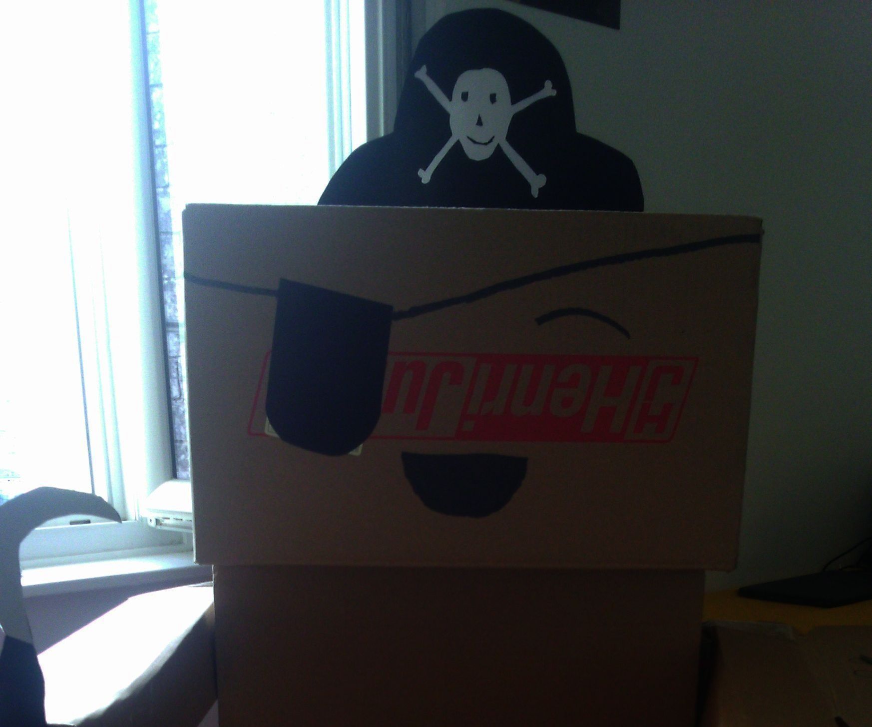 Cardboard Robot Decoration