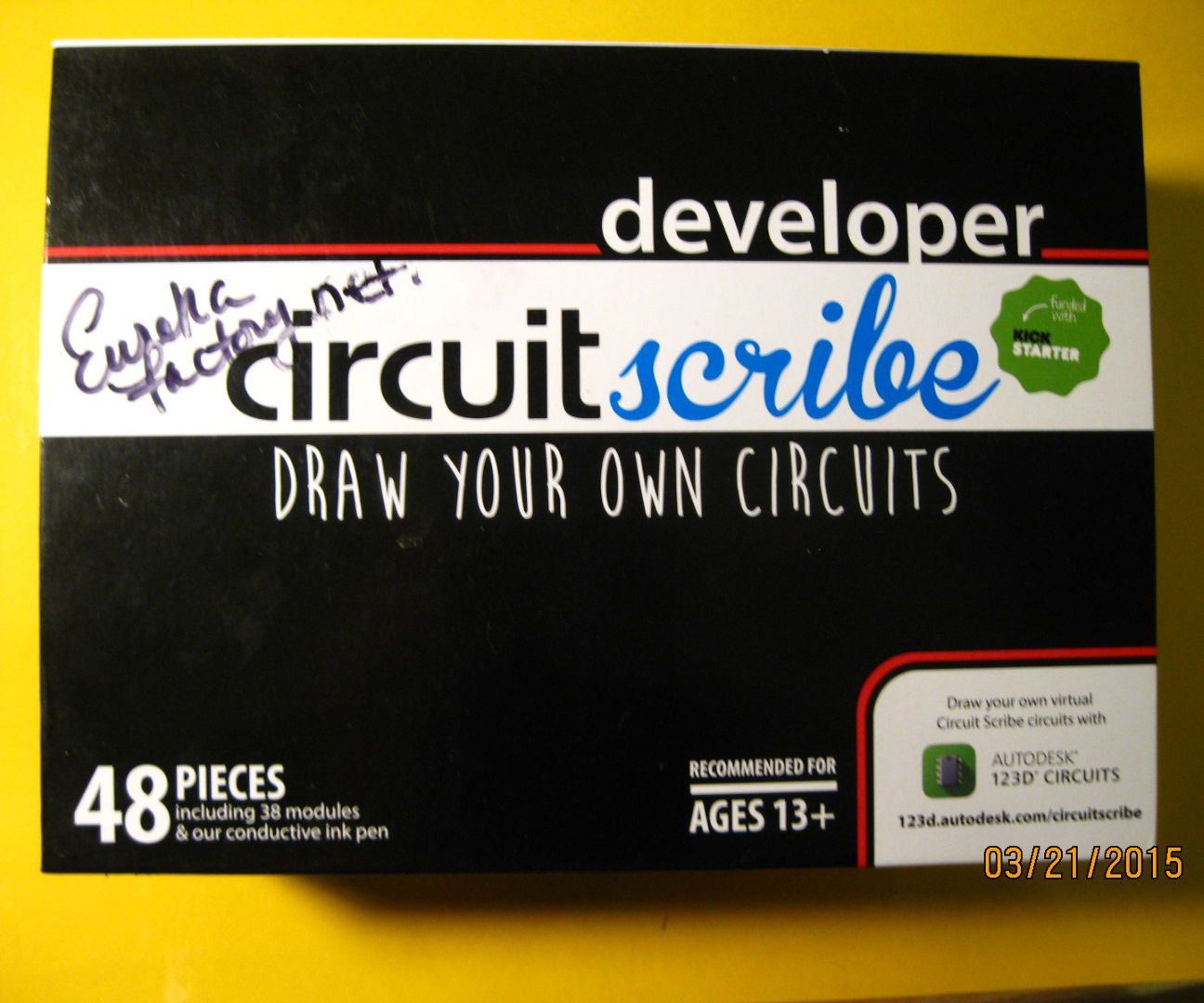 Creating Educational Electronic Puzzles With the Circuitscribe Kit and 123D's Circuitscribe Editor