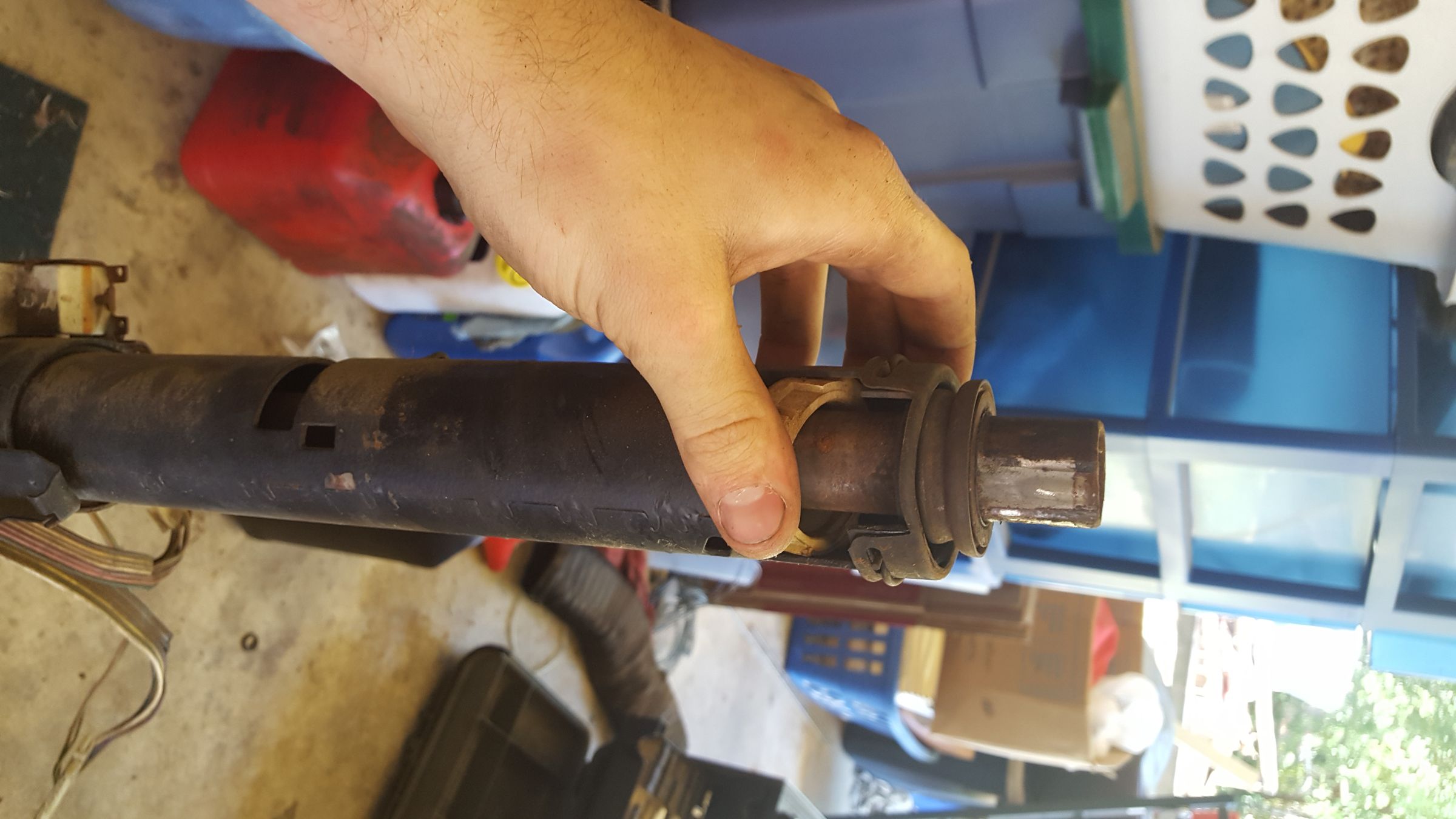 Jeep Wrangler YJ to XJ Steering Column Swap 6 Steps Instructables