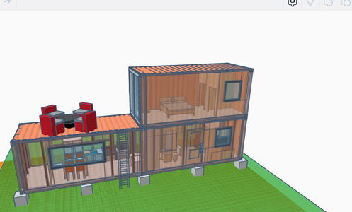 Modern Style Shipping Container House