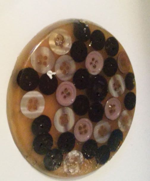 Button Resin Coaster