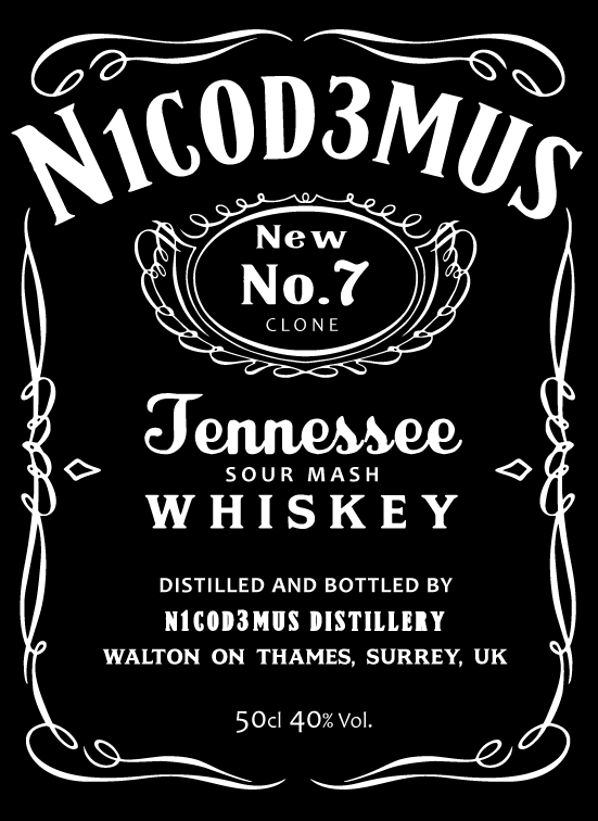 Printable Jack Daniels Label