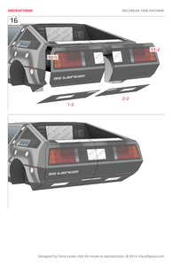 DeLorean BTTF Inspired Papercraft