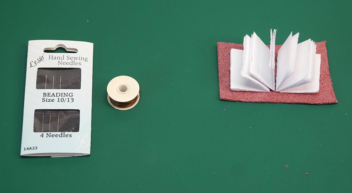 DIY Mini Book With Long Stitch Binding | How to Make a Tiny Bound Book ...