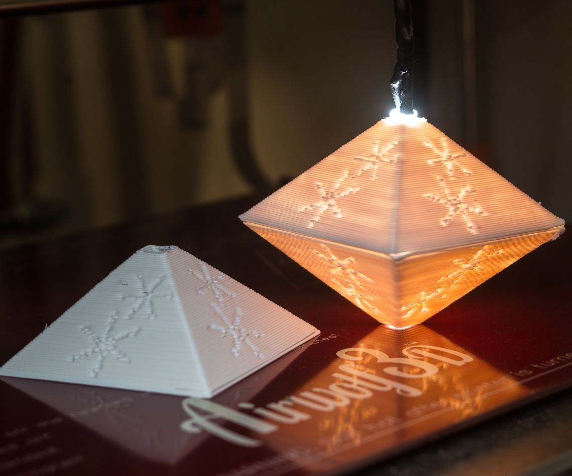 Snowflakes on the Roof, Simple Christmas Ornament