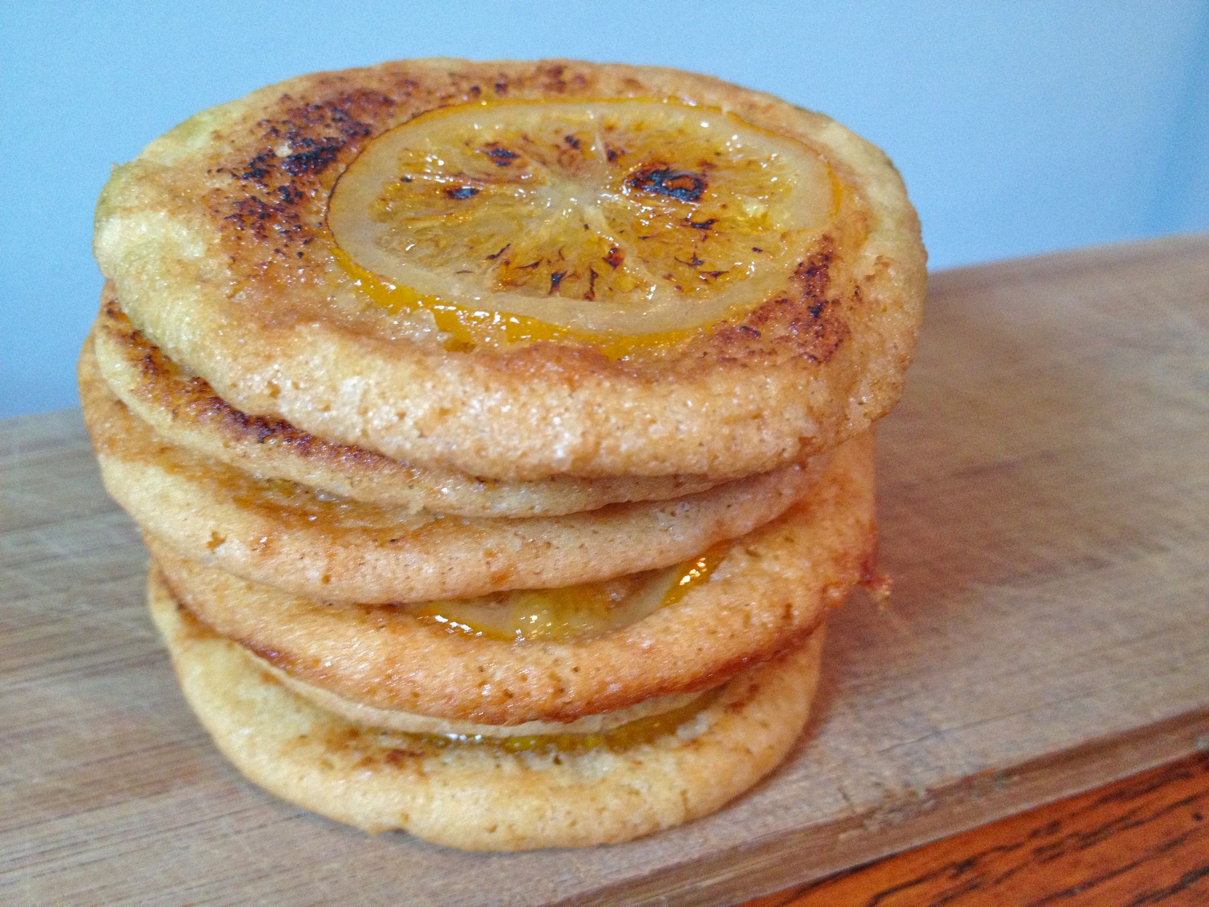 Bruleed Meyer Lemon Cookies