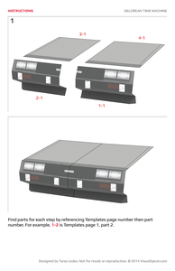 DeLorean BTTF Inspired Papercraft