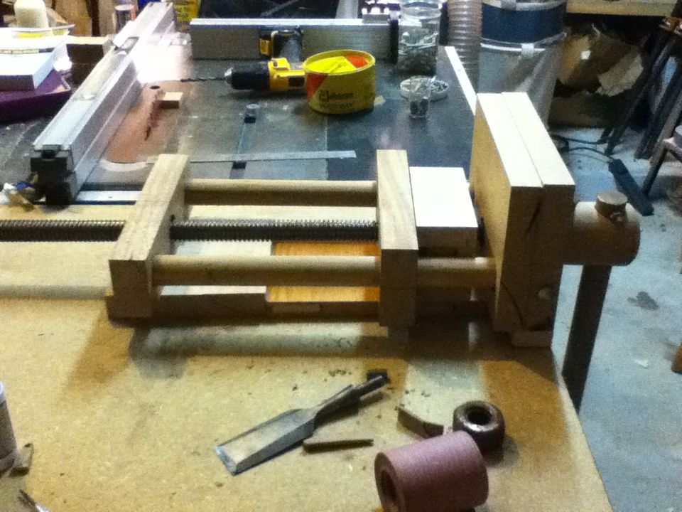 Shop Made Bench Vice