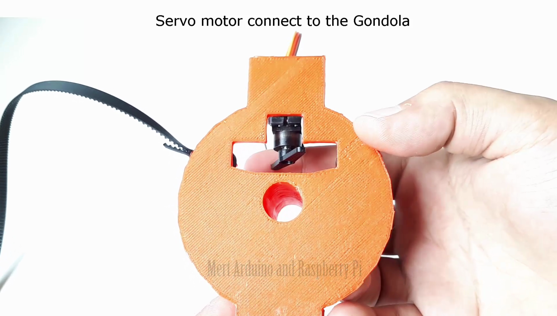 Assembly of the Gondola, Stepper Motors and Servo