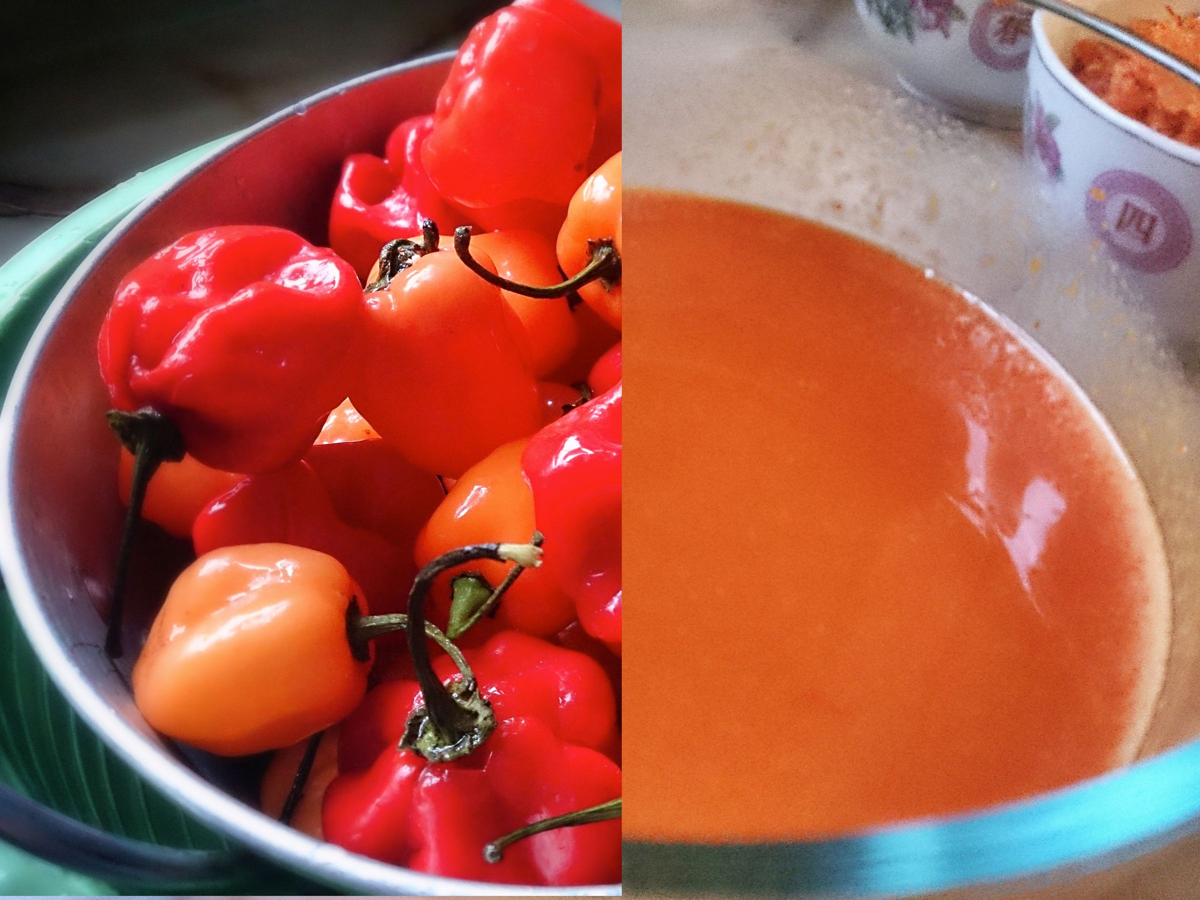 Homemade Habanero Sriracha Sauce