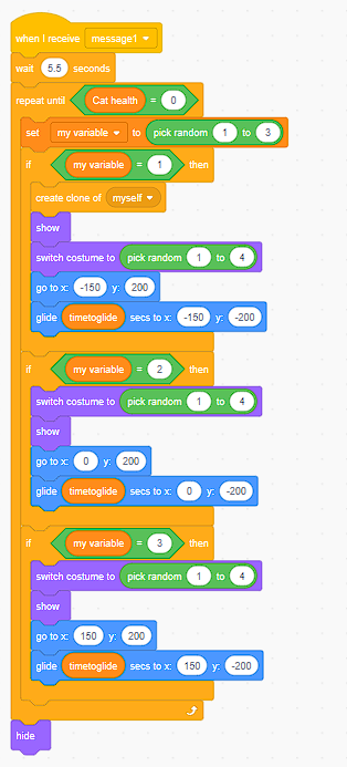 A Simple Fruit Ninja Type Game Made in Scratch Code Blocks. : 6 Steps ...