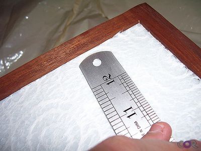 Smoothing and Tucking the Paper.
