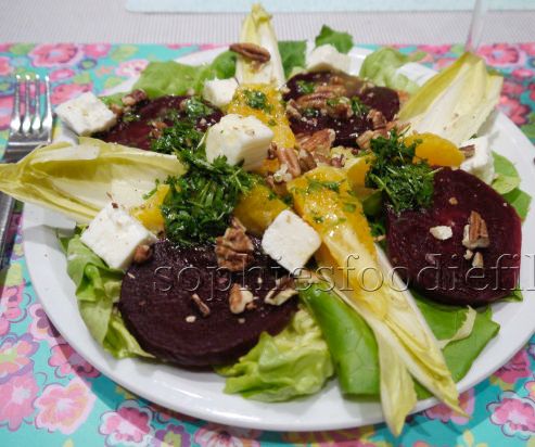 Vegetarian Seasonal Salad With Fresh Chervil-orange Dressing