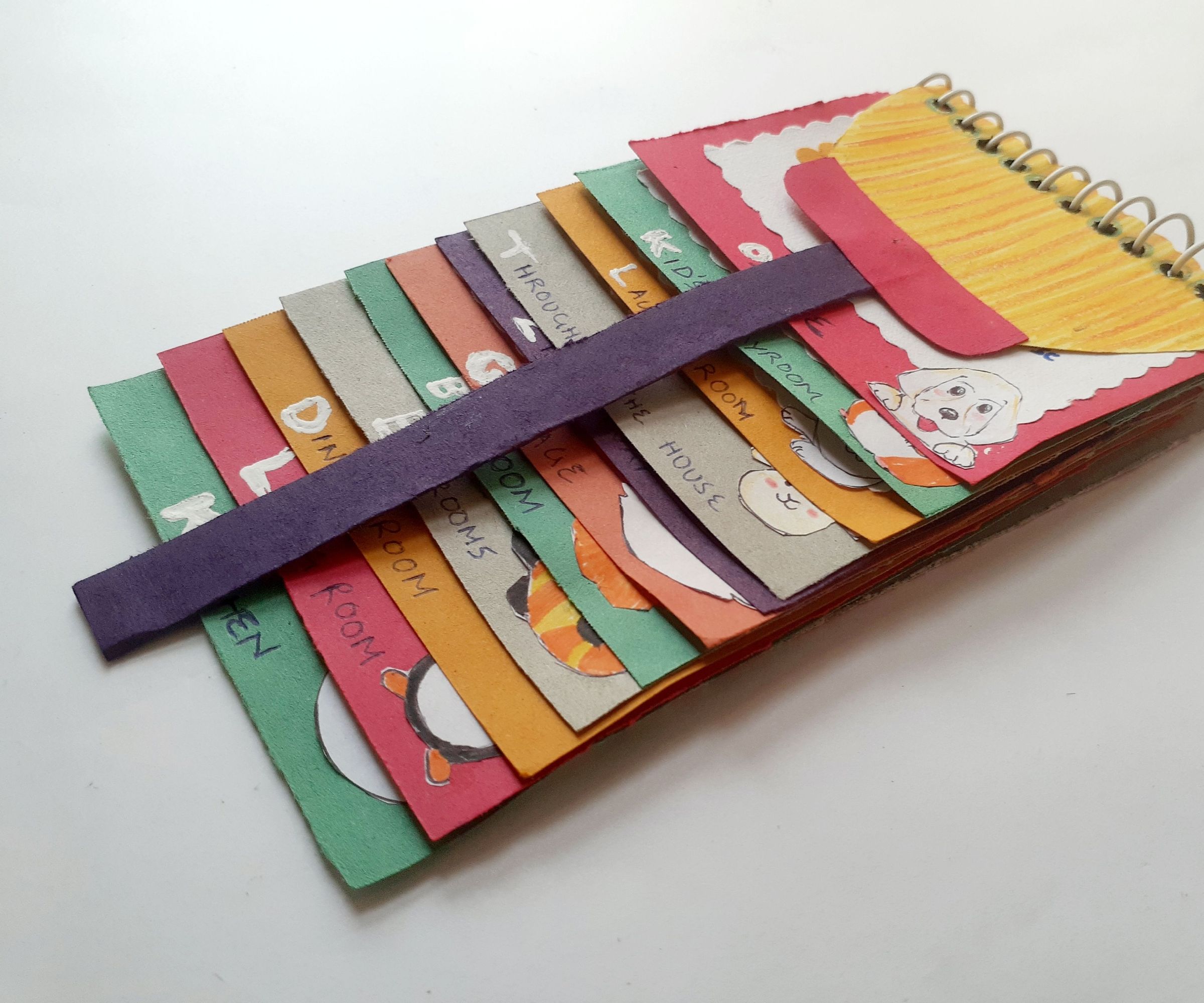 DIY Cute Spring Cleaning Checklist Notepad