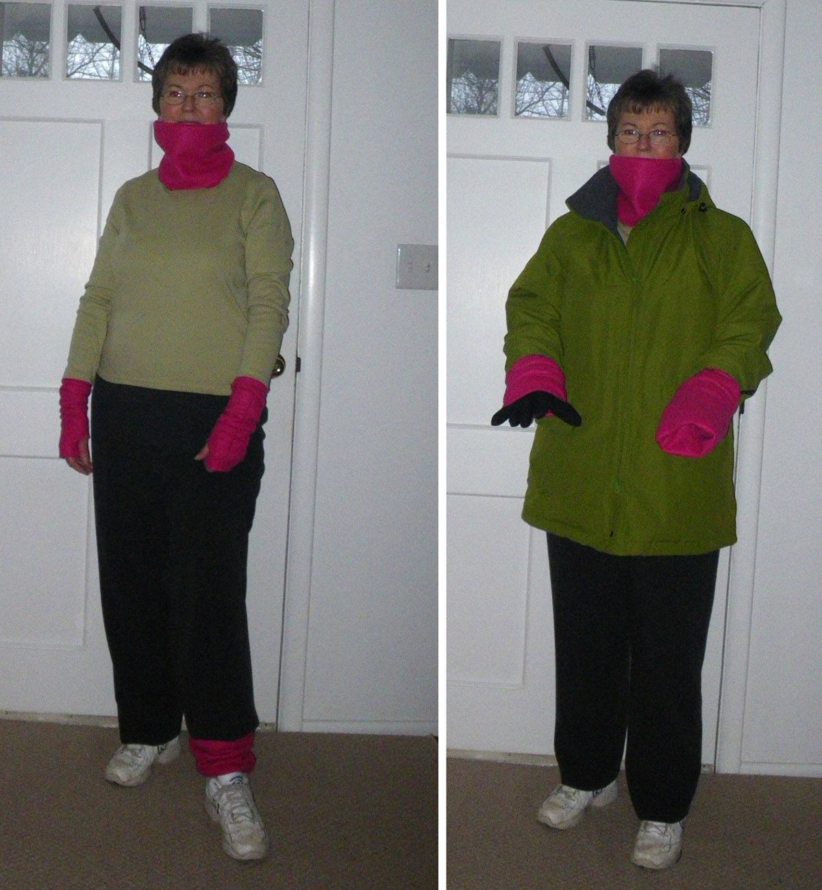 Make Fleece Leg, Glove,Neck Warmers and Glove Liners by Hand or Machine