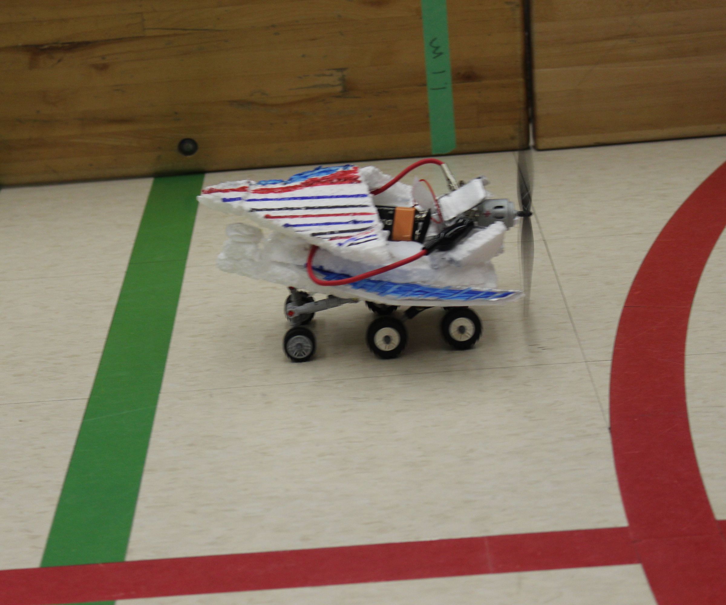 Mars Rover Curiosity or Perseverence Wind Powered DC Motor Driven