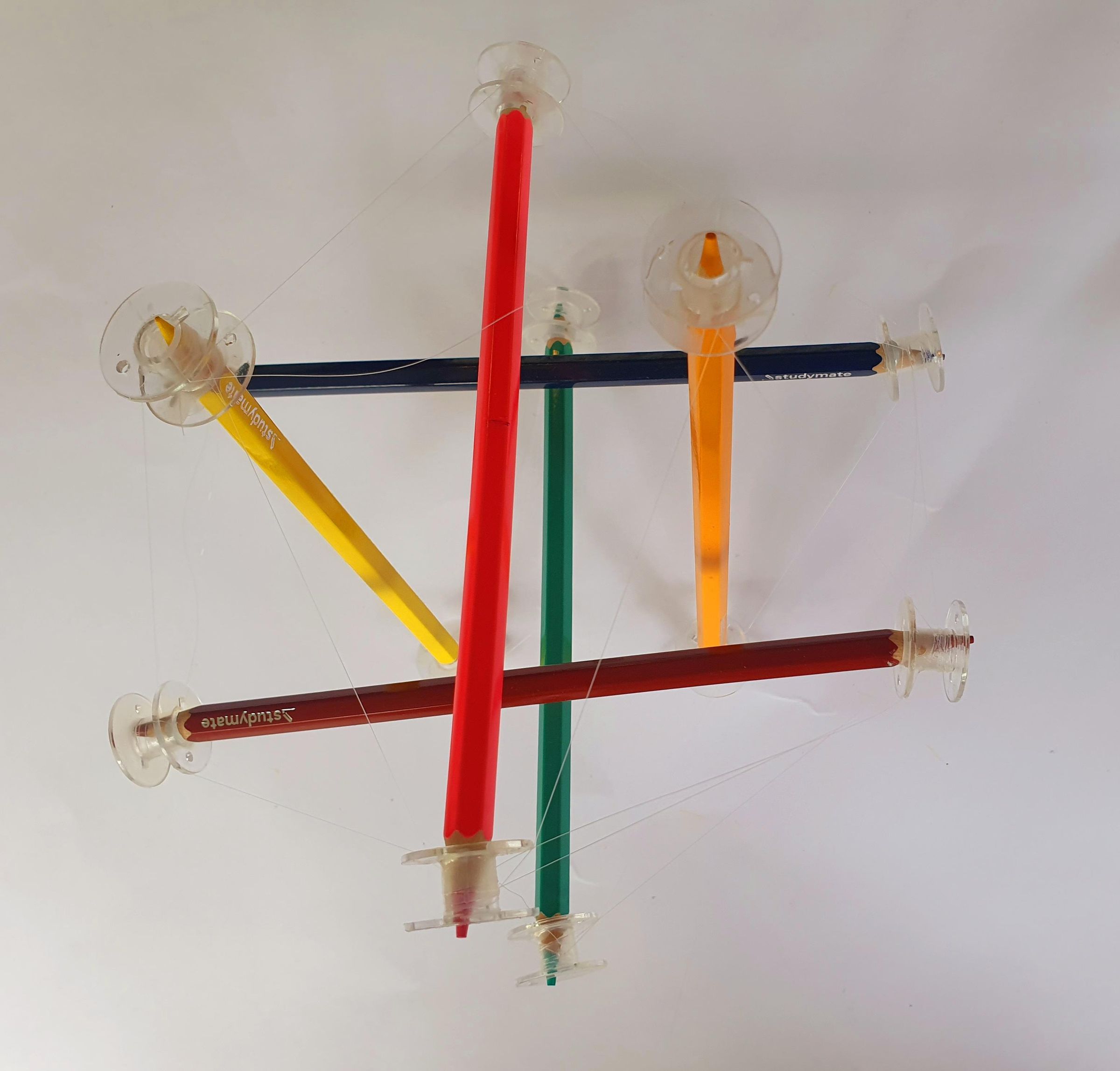 Pencil and Bobin Tensegrity