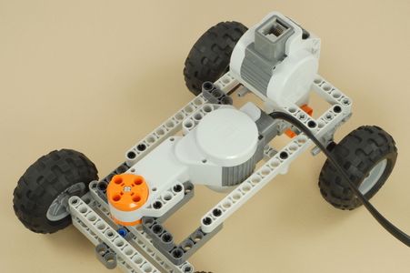 Lego NXT Steering Rover Programming and Building Instructions.