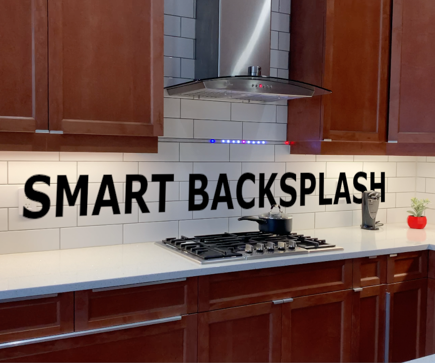 Wifi Connected Smart Backsplash Using a RGB LED Strip