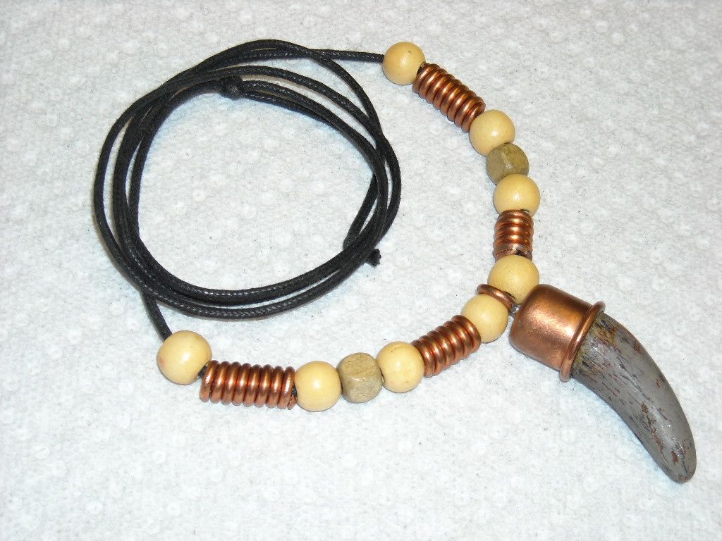 Fake Gator Tooth Necklace