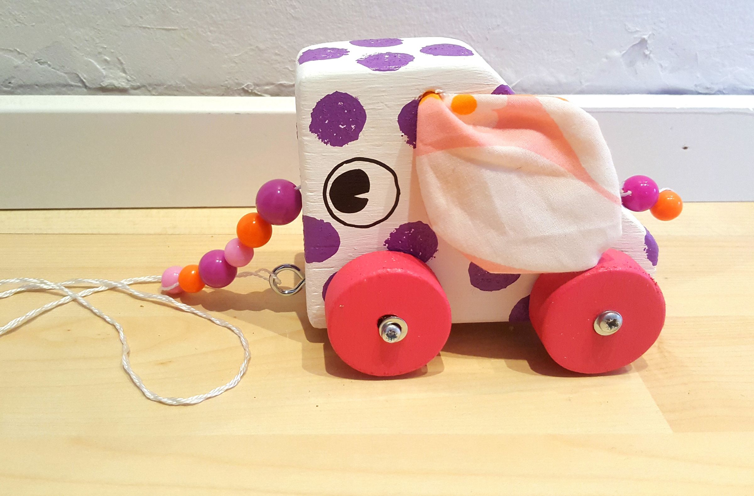 Elliot the Elephant - a Pull Toy