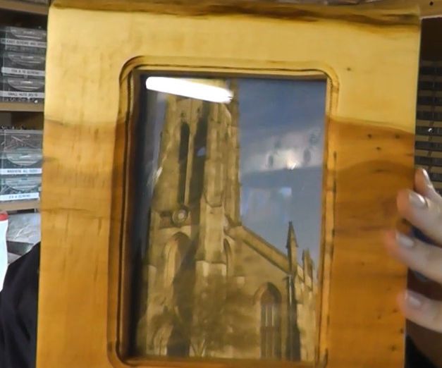 Natural Edge Photo Frame